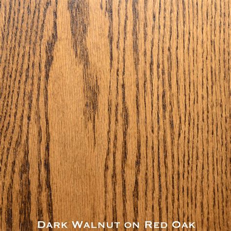Dark Walnut Stain On Oak