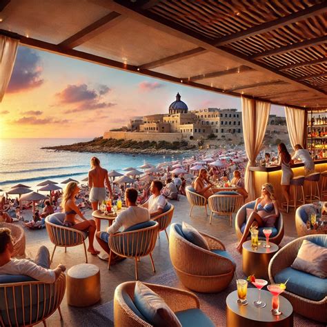 maltas nightlife  relaxed evenings  vibrant parties malta