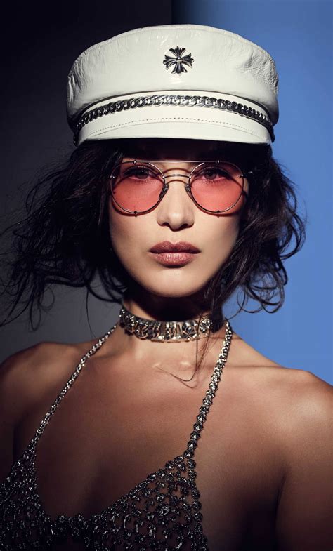 Download Bella Hadid Retro-glam Outfit Wallpaper | Wallpapers.com