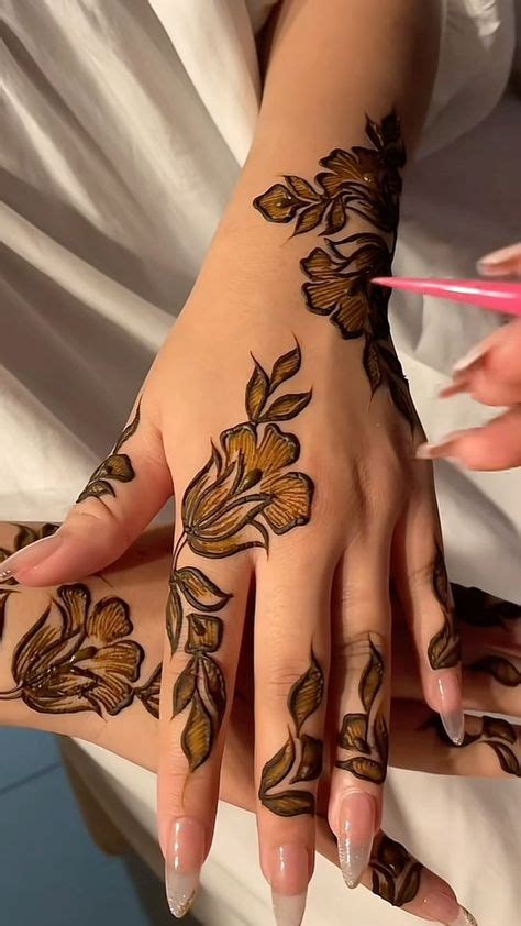 khaleeji henna design en  modeles tatouages au henne tatouage