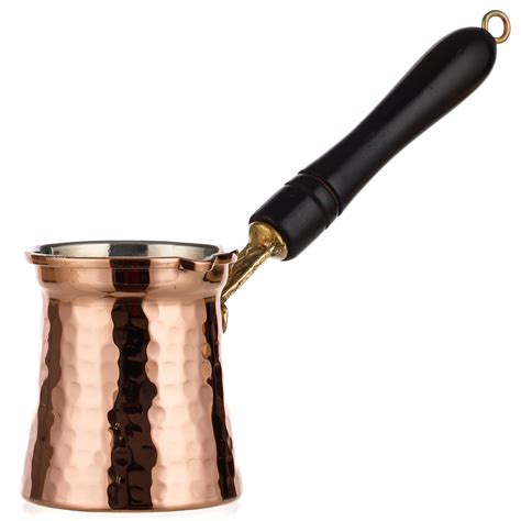 Demmex Hammered Copper Turkish Greek Coffee Pot Cezve Ibrik Briki