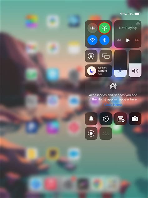 fix cellular data  working  ipad