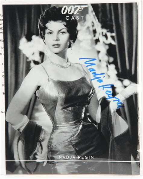 Actress | Nadja Regin Autograph - James Bond 007 Cast | MutualArt