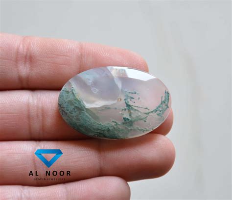Natural Green Moss Agate - Al Noor Gems & Jewellers
