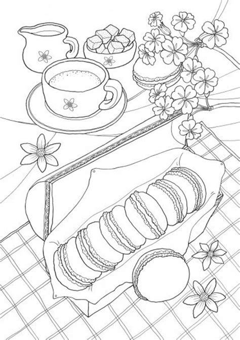 printable food coloring pages 5
