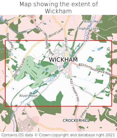 wickham wickham   map