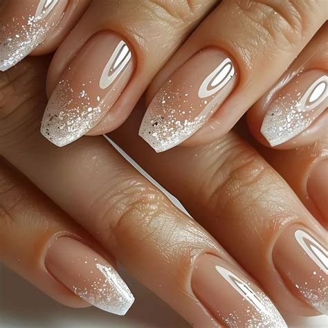 Unha Em Gel Francesinha Com Glitter - Unha em Gel Francesinha com Glitter | UnhaEsmalte