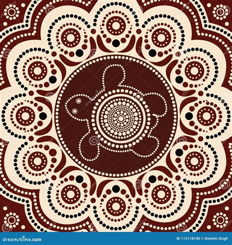 aboriginal dot art painting 2