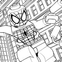 Homem Aranha De Lego Para Colorir