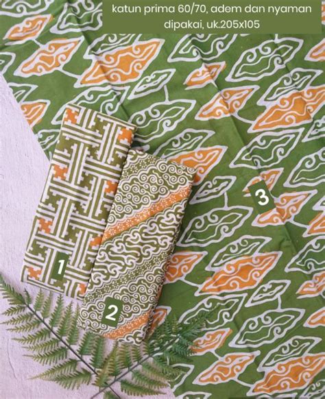 kain batik cap seri warna hijau bahan batik hijau ijo bahan batik warna