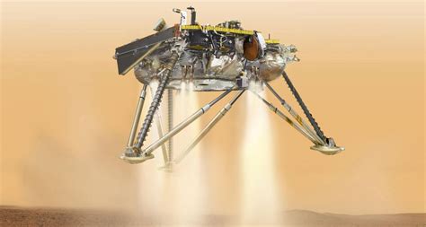 nasas insight lander  touched  safely  mars