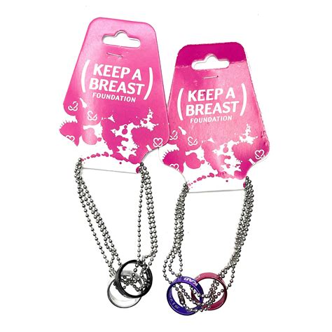 i love boobies! Ring Necklace Pack - Keep A Breast Foundation