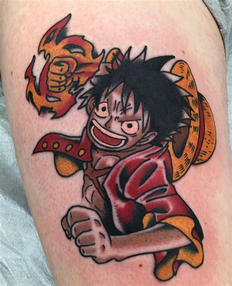 Luffy Tattoo I Made : r/OnePiece