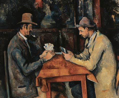 The Card Players - Paul Cezanne Painting by Aesthetics Store - Fine Art ...