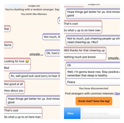 Going around Omegle cheering up fellow teens : r/wholesomememes