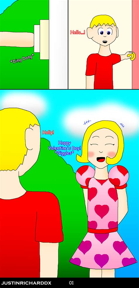 Holly's Valentine Kiss? - Page 1 by JR-verse on Newgrounds