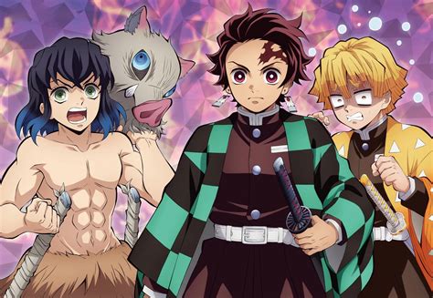Demon Slayer Trio Wallpaper at Ronald Wooton blog