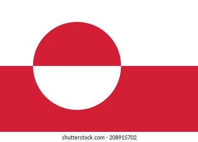 Greenland Flag Stock Vector (Royalty Free) 435333436 | Shutterstock