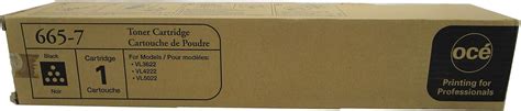 OCE Genuine 665-7 Black Toner VARIOLINK 3622 4222 5022, VL3622, VL4222 ...
