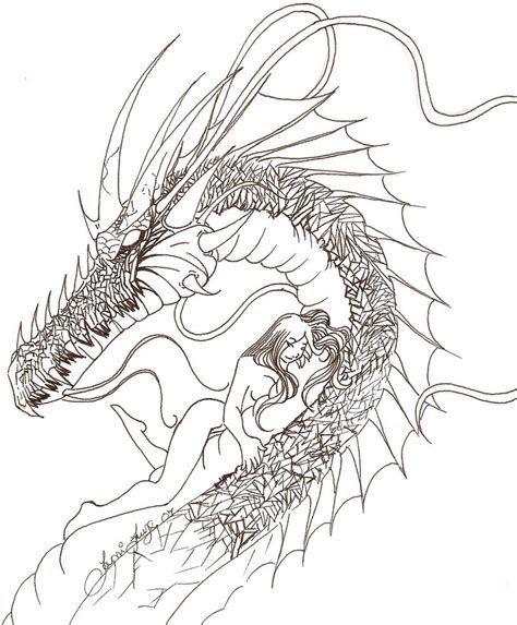 Sea dragon Tattoo by Xerses on DeviantArt