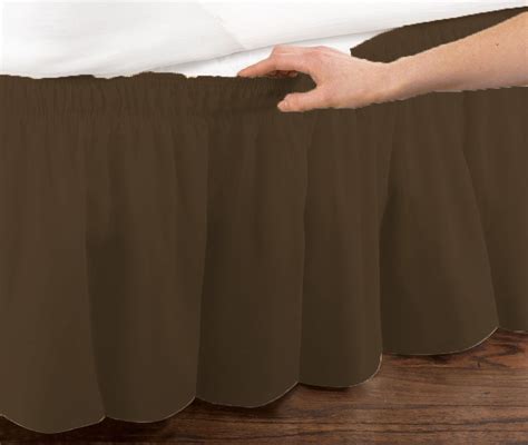 Chocolate Brown Bed Skirt Queen – Hanaposy