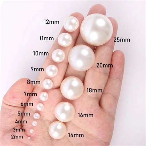 pearl size chart