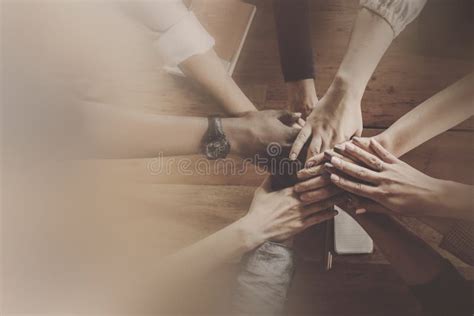 Diverse Business Teamwork Stacking Hands Stock Image - Image of unity ... 
