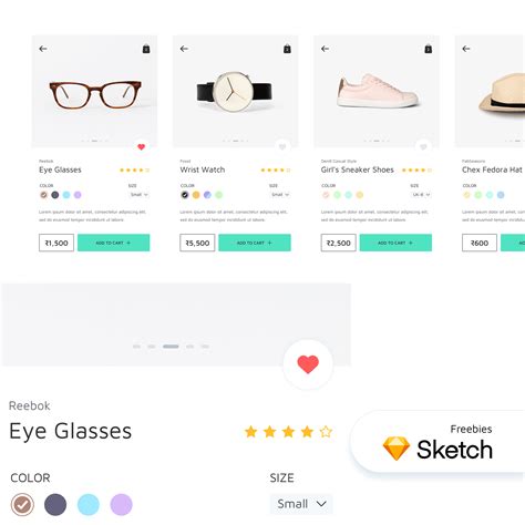 eCommerce Mobile App - Product Screens - UIBundle