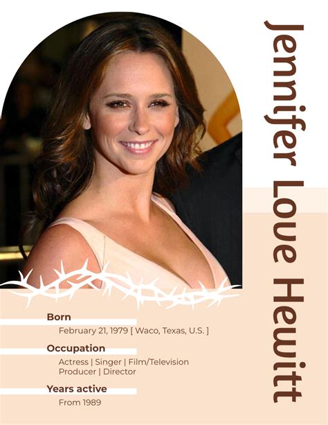 Jennifer Love Hewitt History - Infoupdate.org