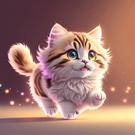 Premium Photo | Cute tiny hyper realistic American Bobtail Cat ...