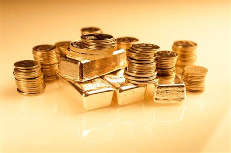 precious metals trading stock image image  golden
