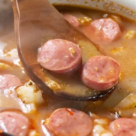 Andouille Sausage Soup Recipe Infused With Flavorful Taste - Soup Chick