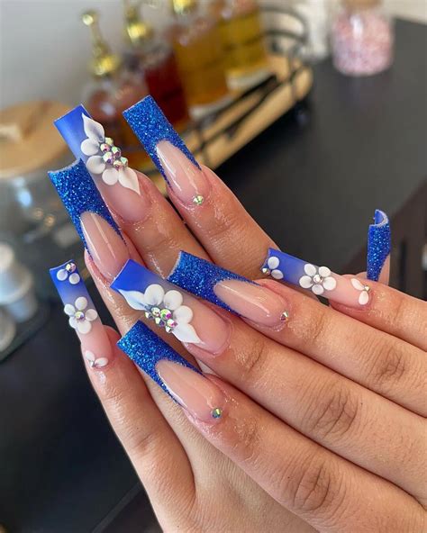 25+ Royal Blue Nail Designs So Regal, You'll Feel Like a Queen! - Sweet ...