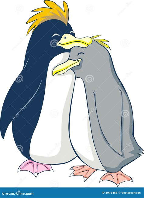 Penguin Lovers stock illustration. Illustration of women - 8016486