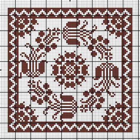 Free monochrome cross stitch patterns