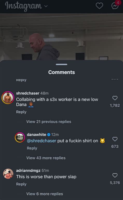 Dana White issues five-word clapback at fan for criticizing his Power