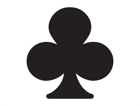 club card silhouette  vector art  vecteezy