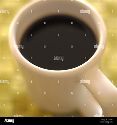 mug  black coffee stock photo alamy