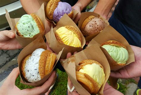 hokkaido ice cream puff  kampar menarikdicom