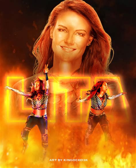 WWE Lita Fire Edit 2022 by KingOcho3K on DeviantArt