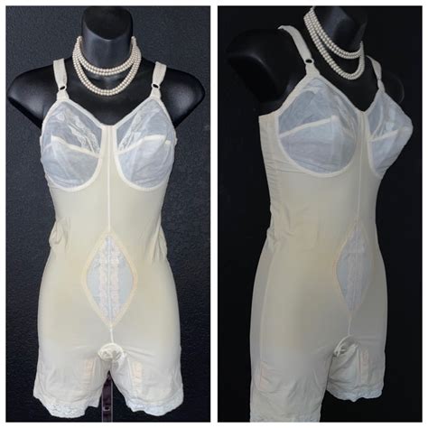 Vintage "The Smoother" by Young Smoothie Body Shaper Split Crotch