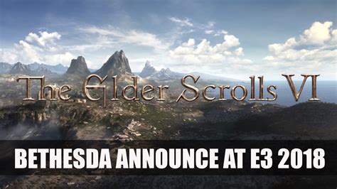 Bethesda Confirms Elder Scrolls VI with Teaser Trailer - Fextralife