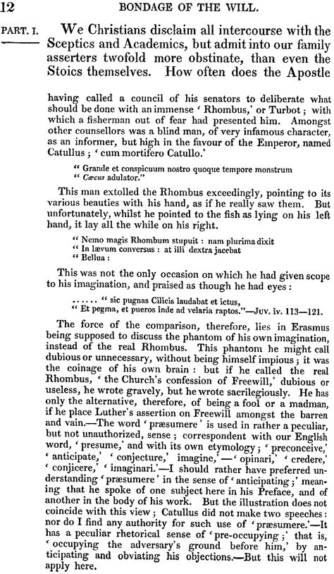 Martin Luther, Bondage of the Will, Project Wittenberg Edition, Page 10