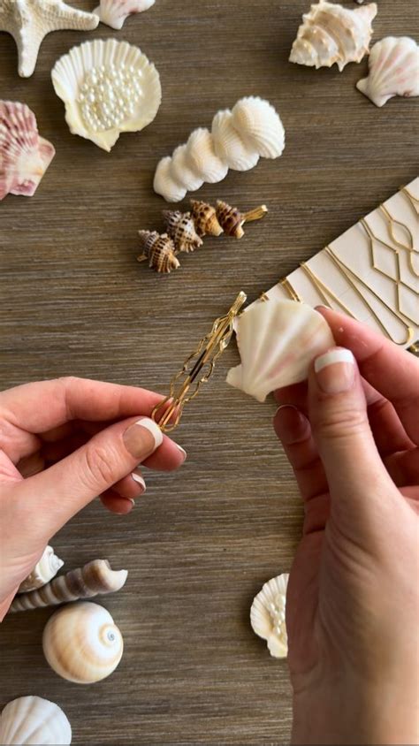 DIY Seashell Hair Pins - Domestically Blissful