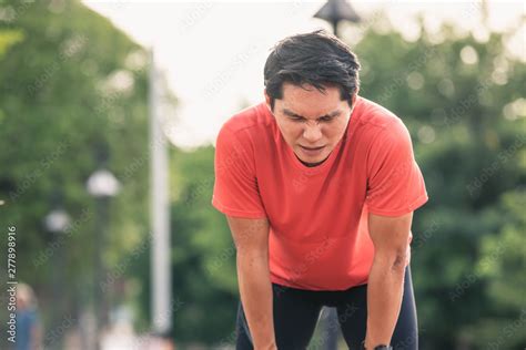 Tired Male Runner