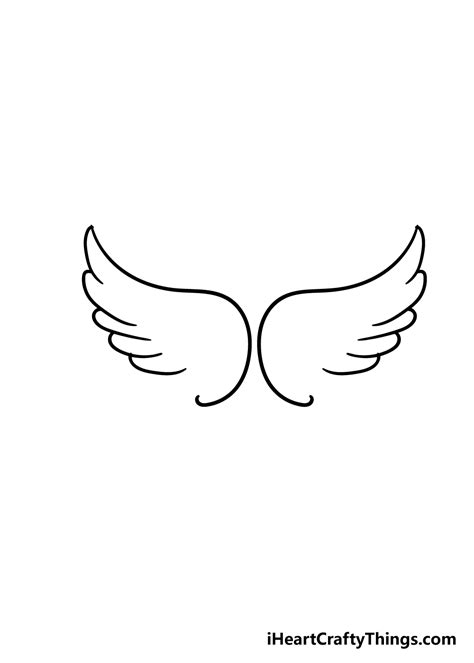 angel wings drawings