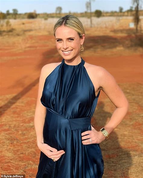 sylvia jeffreys flaunts baby bump  unforgettable getaway