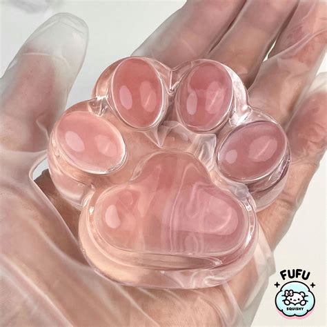 Transparent Cat Paw Squishy | Taba Squishy | Stress Reliver | Gift for