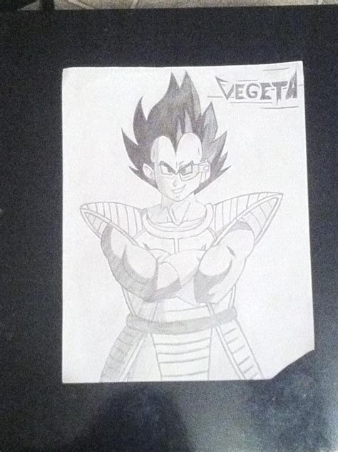 Vegeta (Pencil drawing) by ninjawafflez on Newgrounds