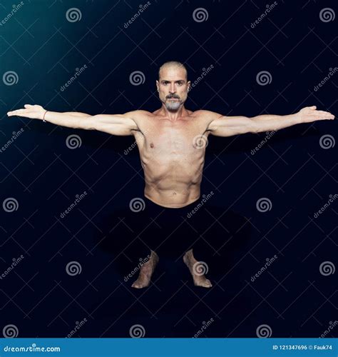 Athlete in Equilibrium stock photo. Image of background - 121347696